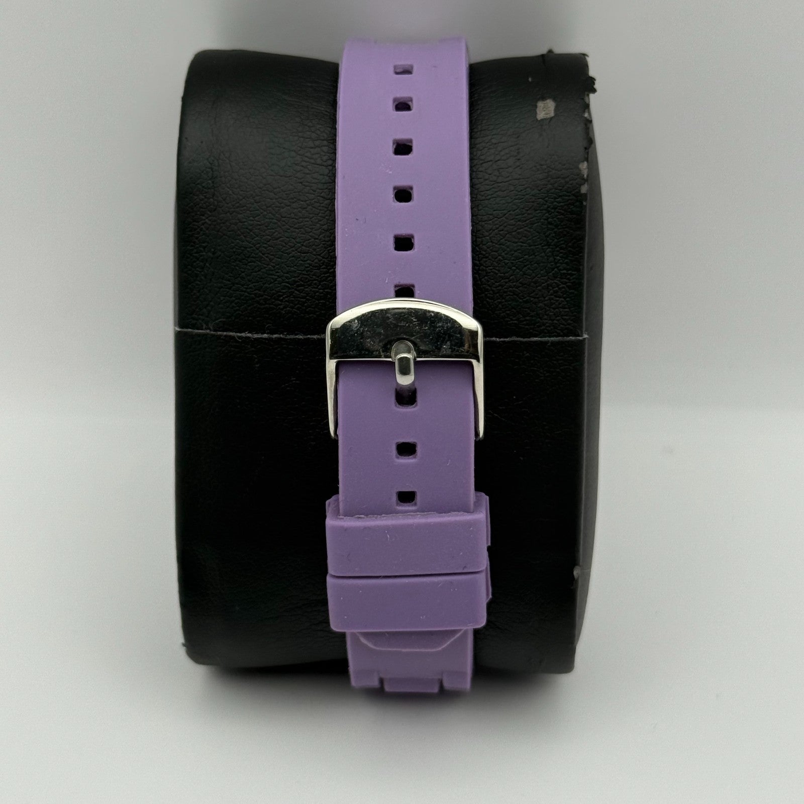 Citron Ladies Quartz Watch Crystal Accents Purple Strap Working 27mm New Battery