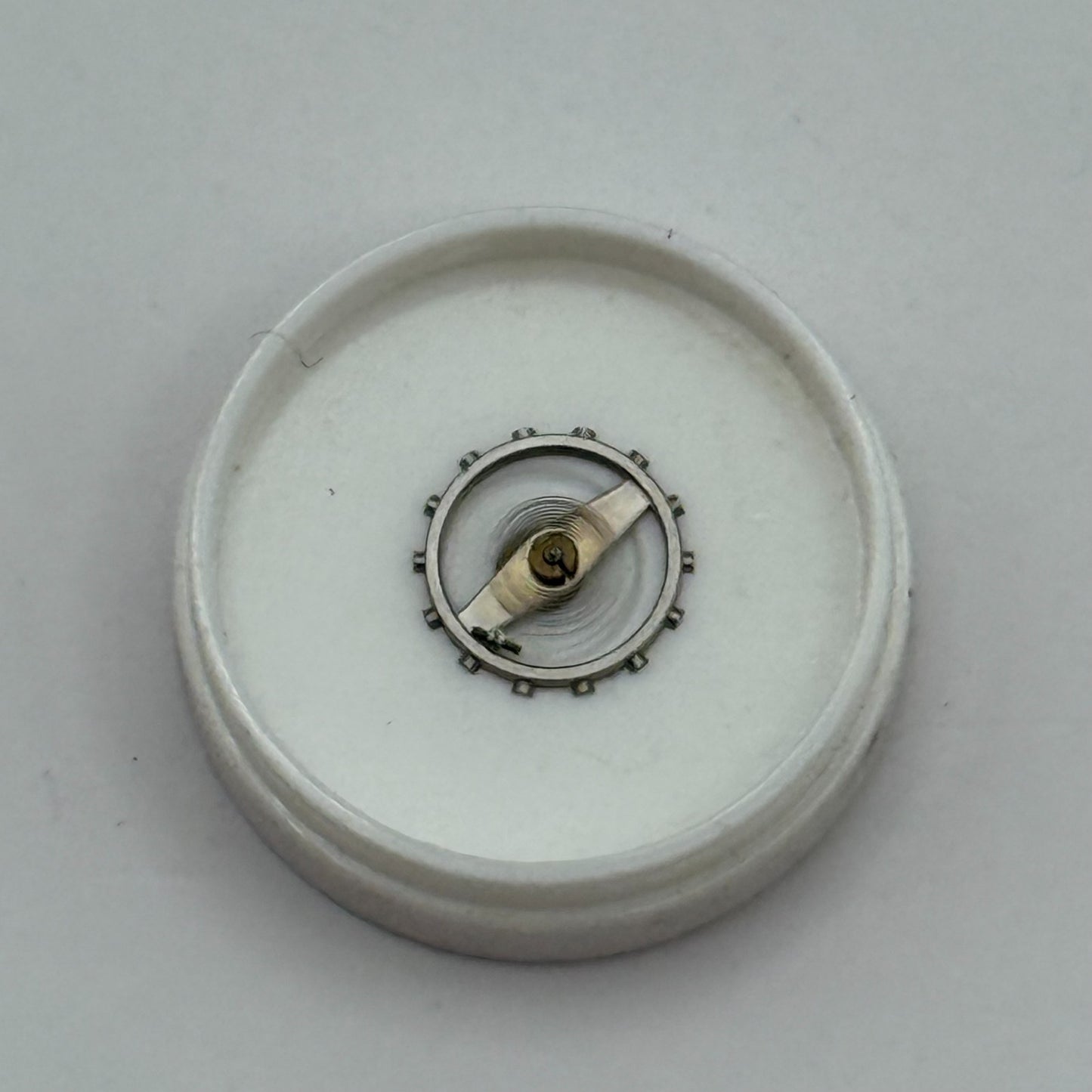 Brac 2061 Balance Wheel Complete And Spring  7¾’’’ 497 Watch Movement Parts NOS