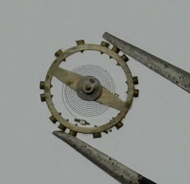 AS 976 1012 Balance Wheel Complete And Spring  29 M Watch Movement Parts NOS