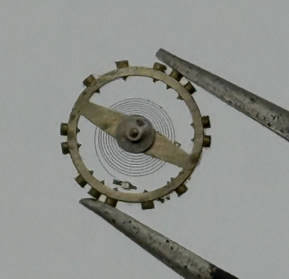 AS 976 1012 Balance Wheel Complete And Spring  29 M Watch Movement Parts NOS