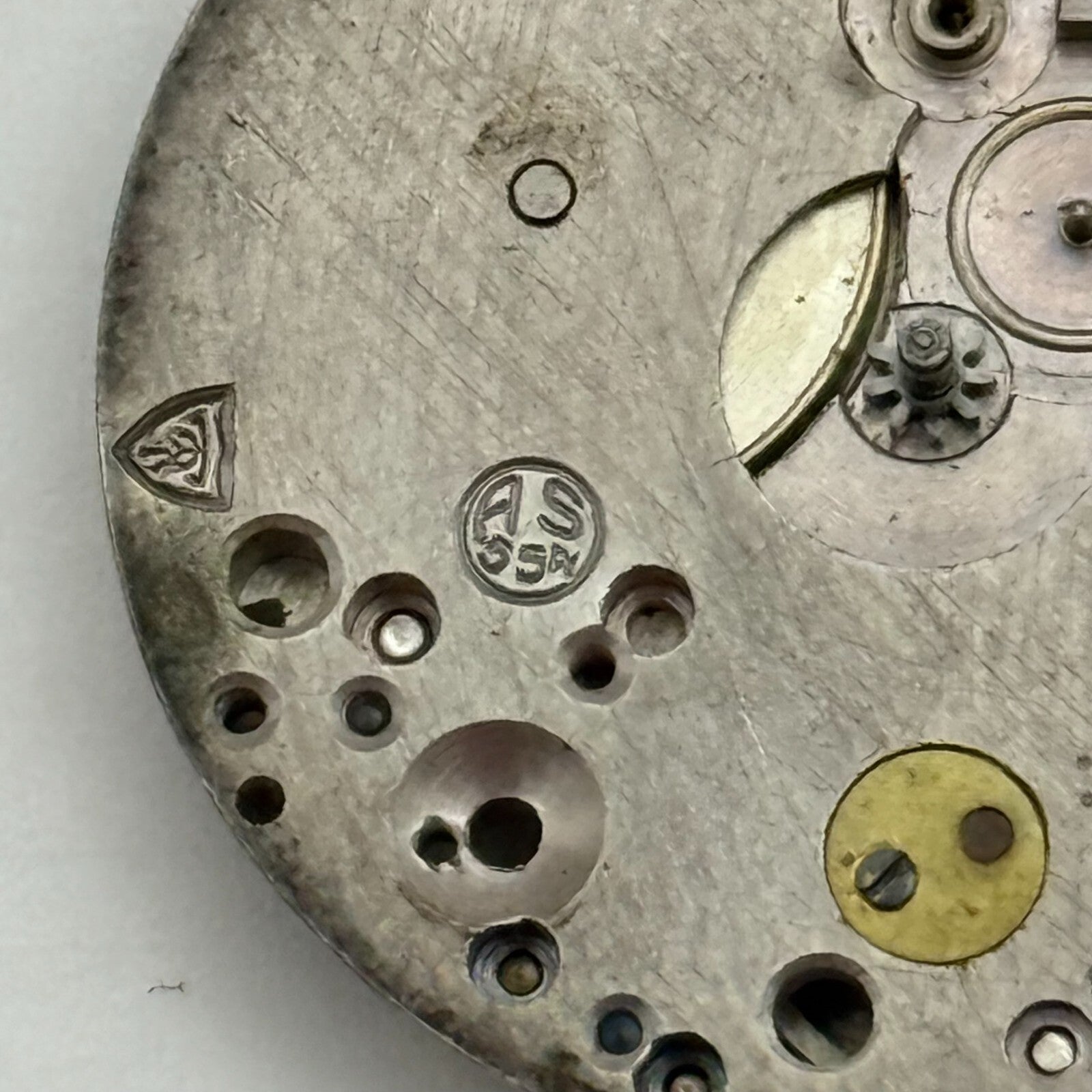 26.7mm Vintage AS 554 Balance Ok Trench Manual Wind Watch Movement PARTS REPAIR