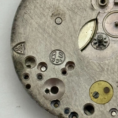 26.7mm Vintage AS 554 Balance Ok Trench Manual Wind Watch Movement PARTS REPAIR
