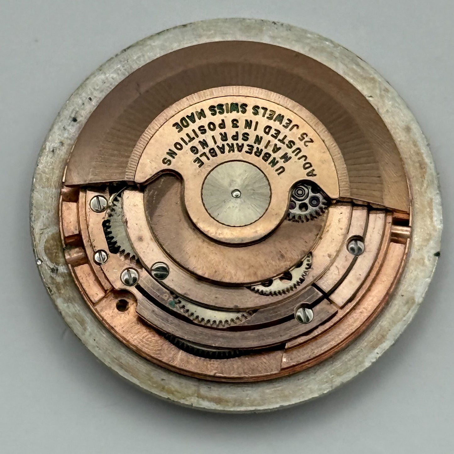 ETA 2451 Watch Movement Automatic Senate 25 Jewels Vintage Parts Repair 25.6mm