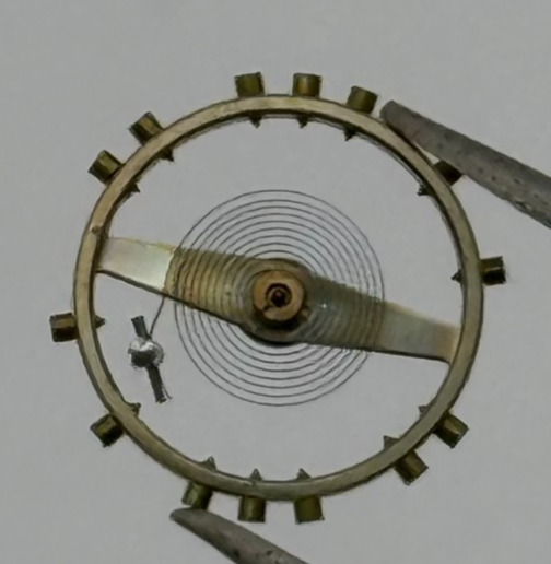 AS 984 Balance Wheel Complete And Spring 10 1/2’’’ 30 M Watch Movement Parts NOS