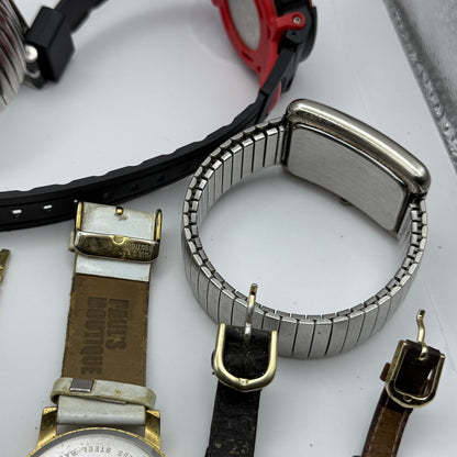 Bundle Of 16 Quartz Watches Job Lot Modern / Vintage Untested Parts / Repair