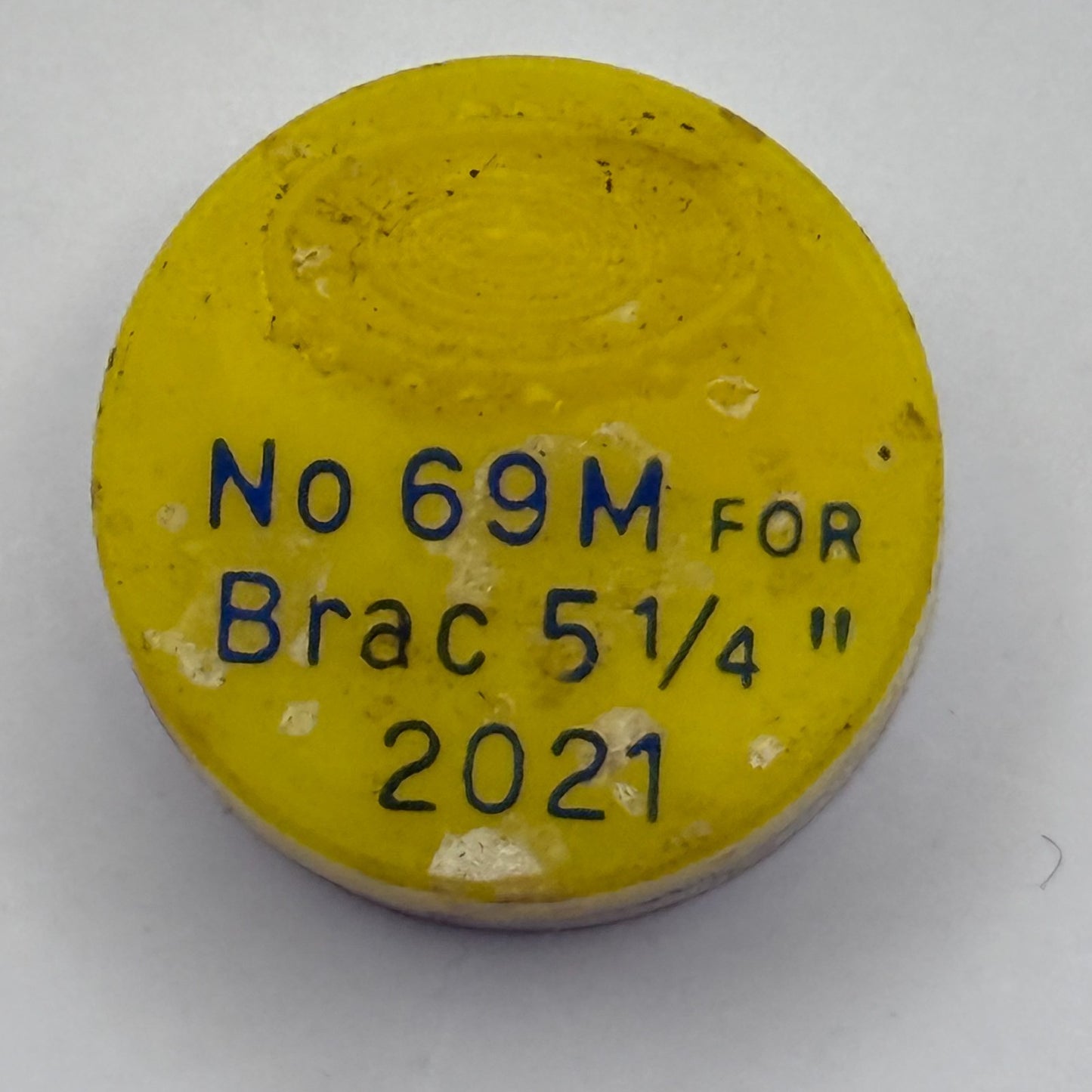 BRAC 2021 Balance Wheel Complete And Spring 5¼’’’  69 M Watch Movement Parts