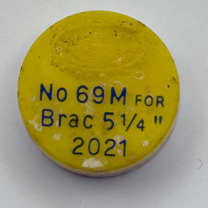 BRAC 2021 Balance Wheel Complete And Spring 5¼’’’  69 M Watch Movement Parts