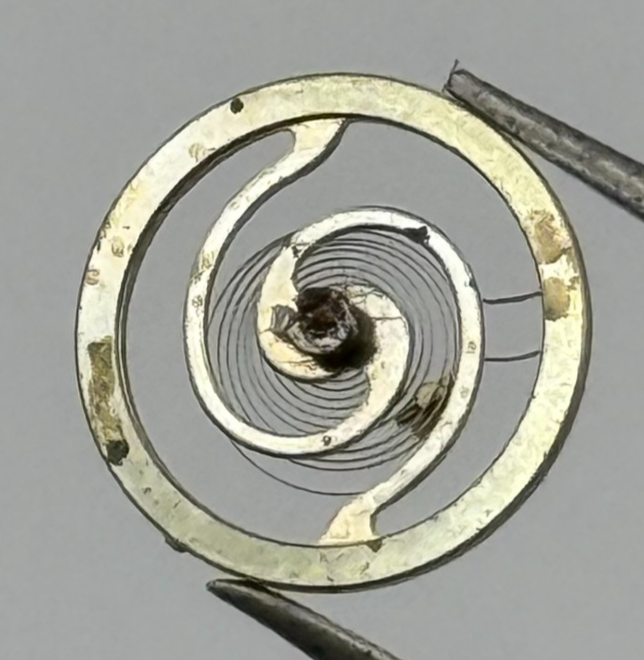RL 7013 Balance Wheel Complete And Spring 10 1/2’’’ 1367 Watch Movement Parts