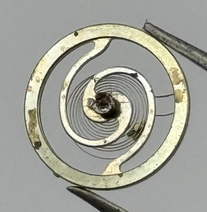 RL 7013 Balance Wheel Complete And Spring 10 1/2’’’ 1367 Watch Movement Parts