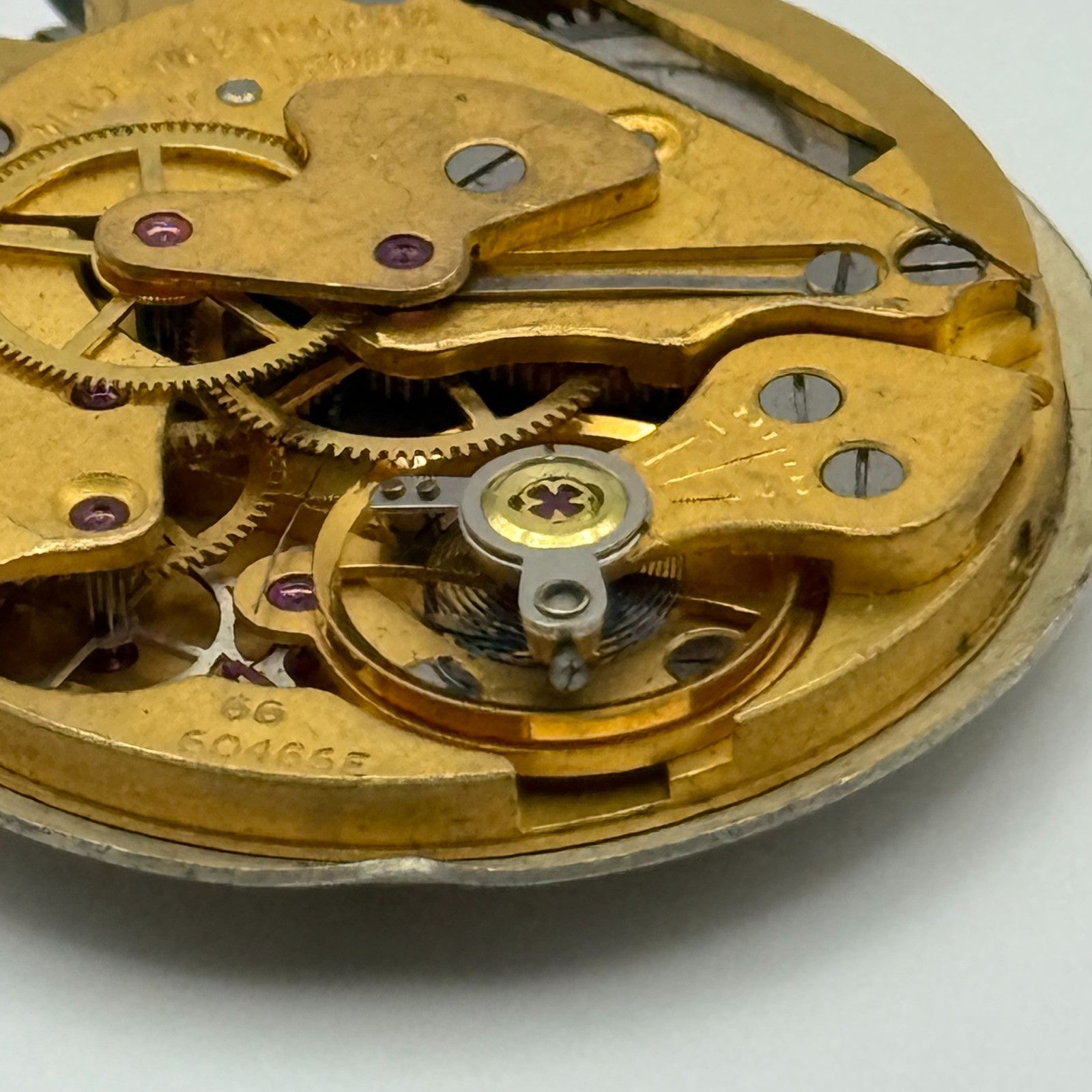 Smiths Astral 66 60466E Hacking Watch Movement Manual Wind Vintage Parts Repair