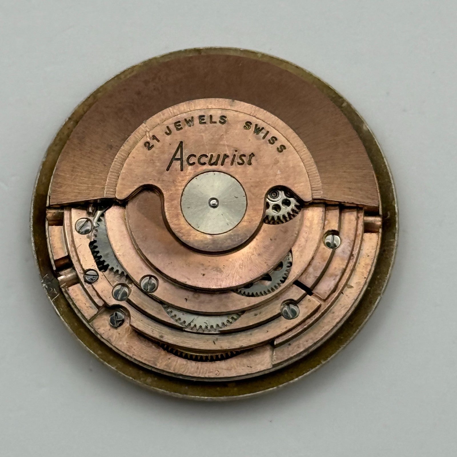 ETA 2451 Watch Movement Automatic  Accurist Shock Master Vintage Parts 28.5mm