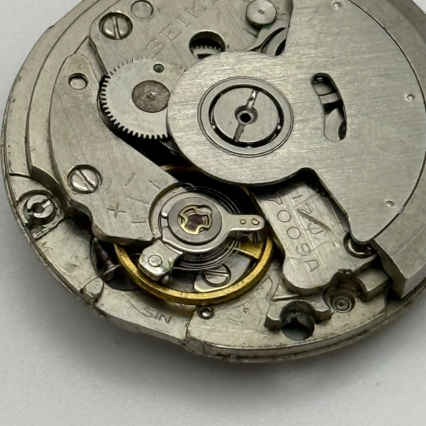 Seiko 7009A Automatic Watch Movement Day Date Japan Vintage Parts Repair 27.3mm