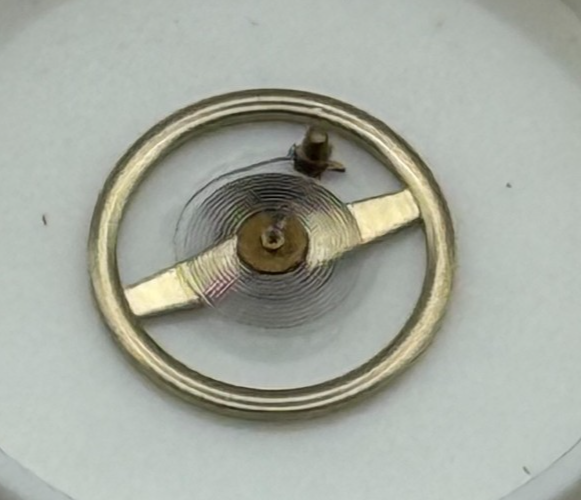 RL 9013/21 9033/1 Balance Wheel Complete And Spring 1827 M Watch Movement Parts 