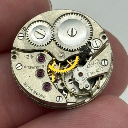 19.7mm Limit Revue 42 Swiss Military Style Manual Wind Watch Movement PARTS