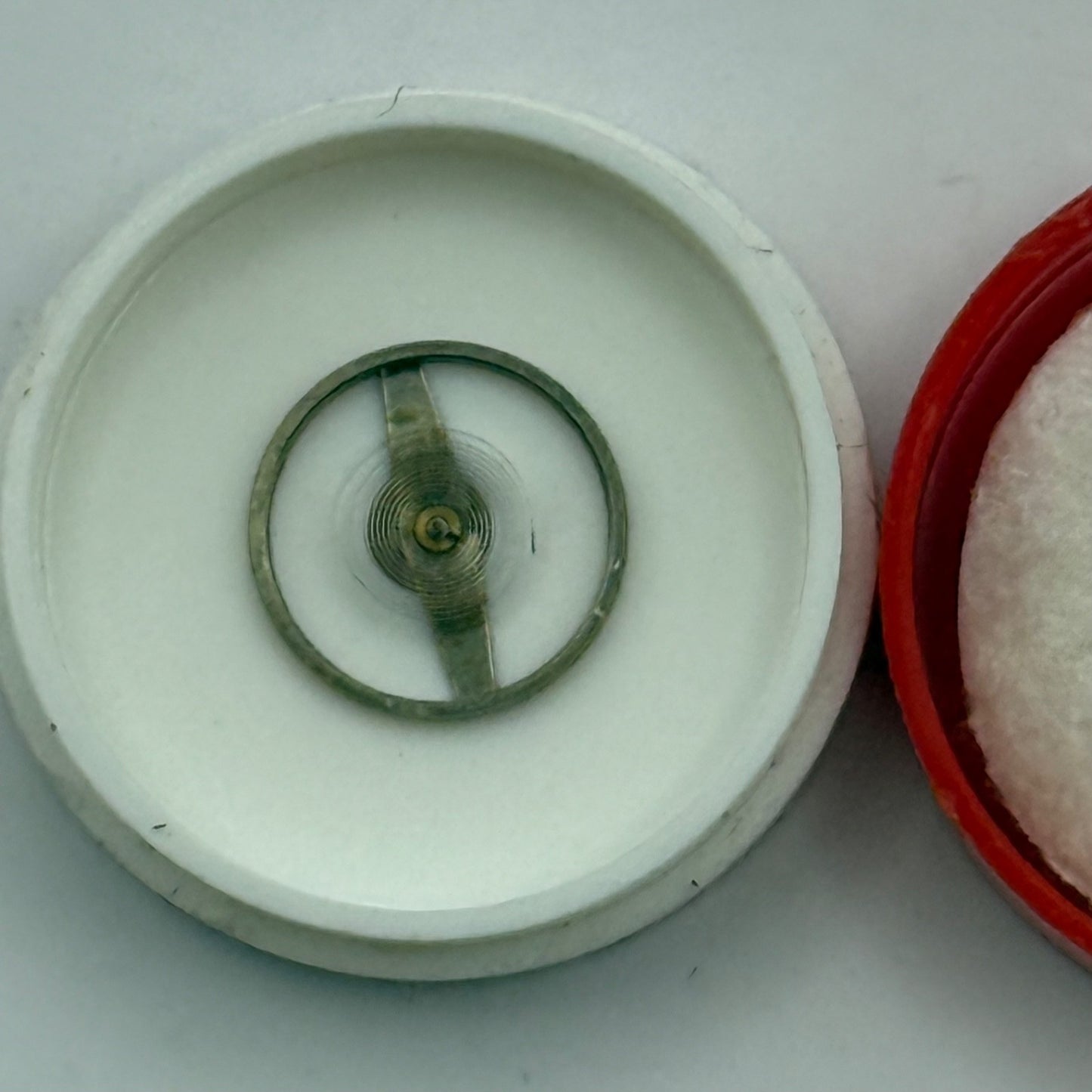 FHF 60 Balance Wheel Complete And Spring 6 3/4 - 8''' 200 M Watch Movement Parts