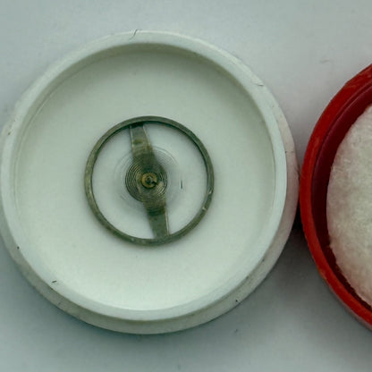 FHF 60 Balance Wheel Complete And Spring 6 3/4 - 8''' 200 M Watch Movement Parts
