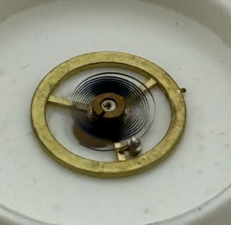 Lanco 5106 Balance Wheel Complete And Spring 5¼’’’ 621 Watch Movement Parts NOS