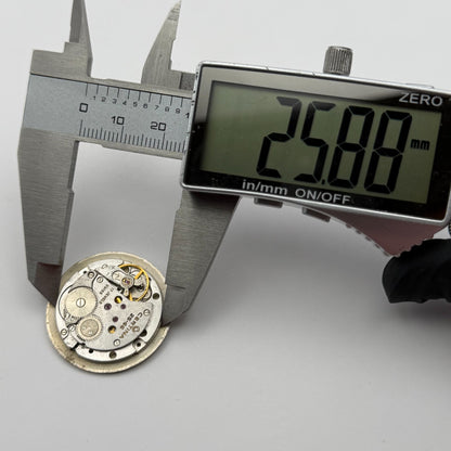 Certina 25-66 Watch Movement Manual Wind Vintage Swiss 17 Jewels Parts 25.8mm