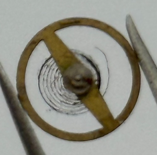 BFG 927 Balance Wheel Complete And Spring 6 3/4-8''' Watch Movement Parts 