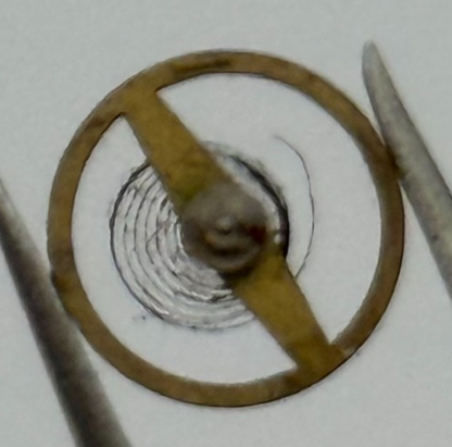 BFG 927 Balance Wheel Complete And Spring 6 3/4-8''' Watch Movement Parts 