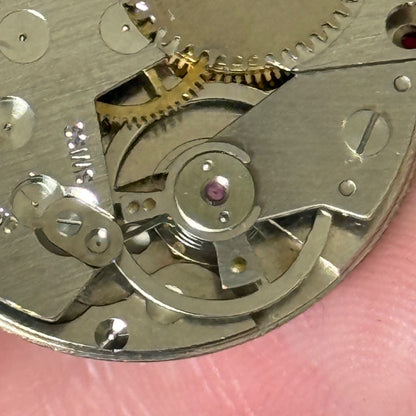 25mm Vintage Manson Patterned Flower Bezel Swiss Manual Basis Watch ZZ PARTS