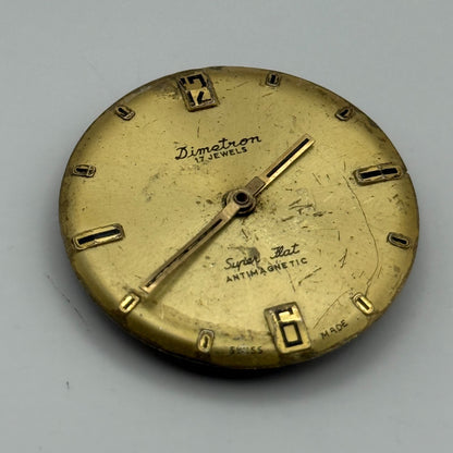 EB 8800 Watch Movement Dimetron Manual Wind Vintage Swiss Parts Repair 26.9mm