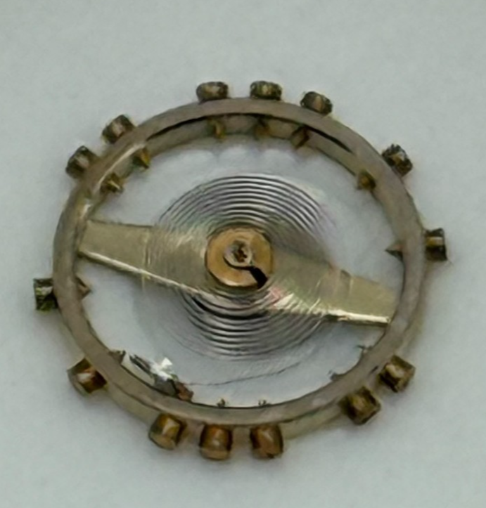 AS 976 1012 Balance Wheel Complete And Spring Inca 532 M Watch Movement Parts 