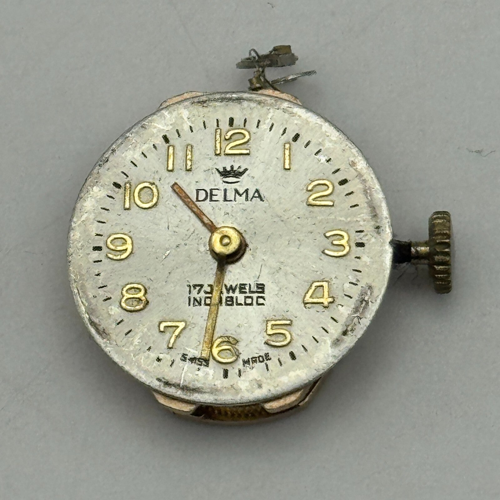 15.1mm Ladies Delma RAX Ronda 6061-21 Manual Wind Swiss Watch Movement PARTS