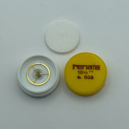 c.603 Balance Wheel Complete And Spring 10 1/2’’’ Watch Movement Parts NOS