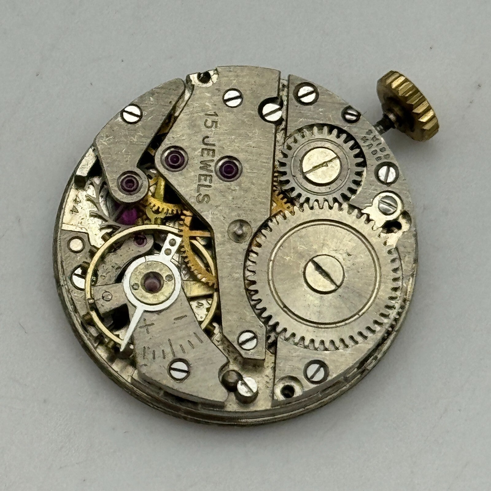 23.6mm Avia AS 984 Manual Wind Watch Movement Swiss Vintage PARTS SPARES