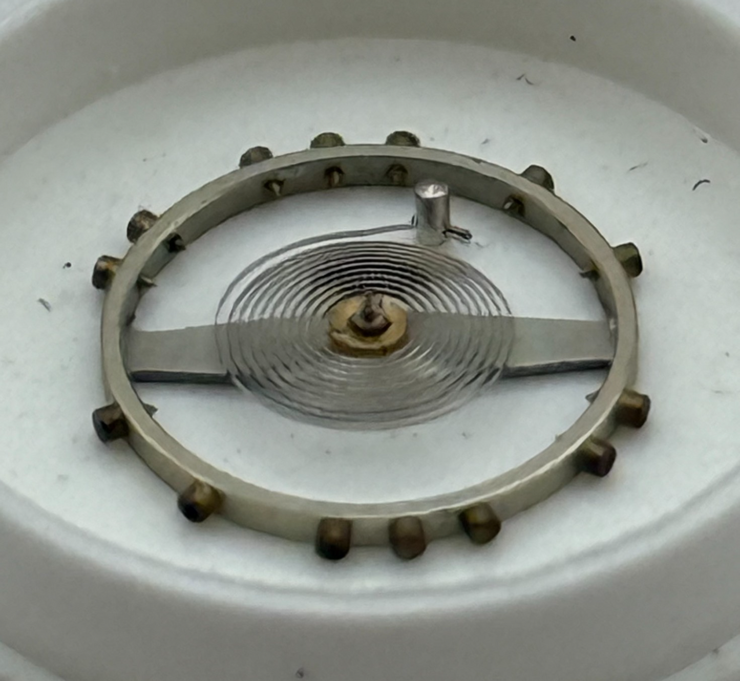 AS 1194 Balance Wheel Complete And Spring Inca 42 M Watch Movement Parts NOS