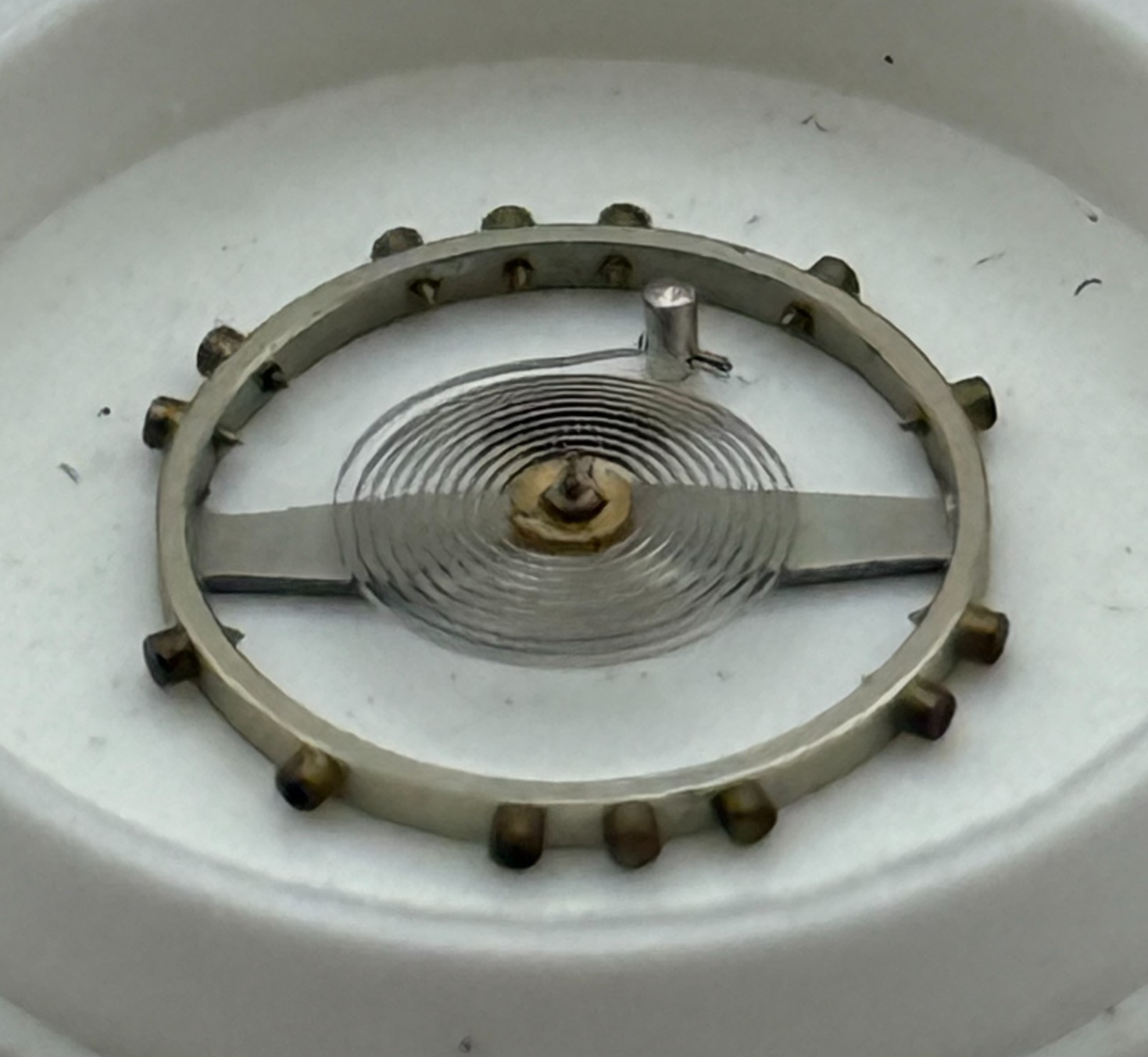 AS 1194 Balance Wheel Complete And Spring Inca 42 M Watch Movement Parts NOS