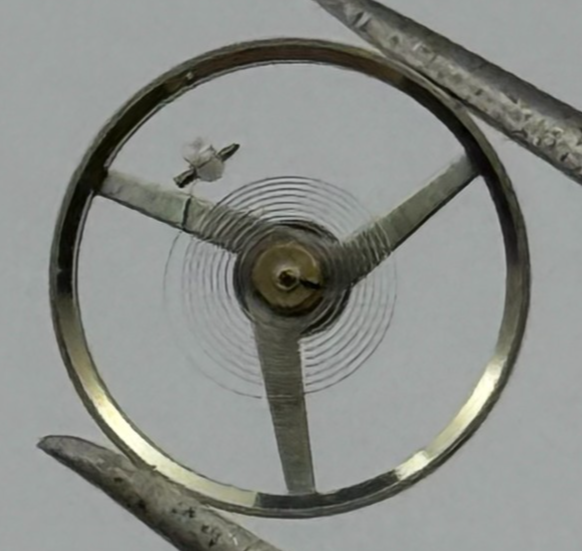 FEF 371 Balance Wheel Complete And Spring 6 3/4-8''' 1572 M Watch Movement Parts