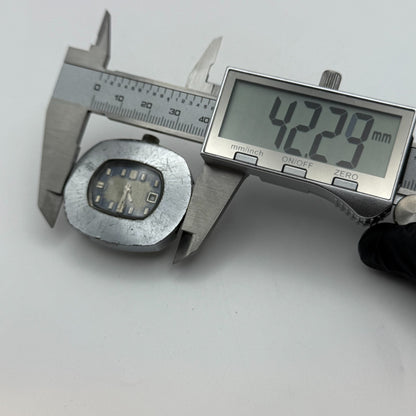 36mm Men’s Vintage Cronel Shock Protected Date Dial Swiss Watch PARTS REPAIR