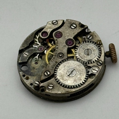 19.7mm C.H.F Tissot & Fils Locle Rare Early Manual Wind Watch Movement PARTS
