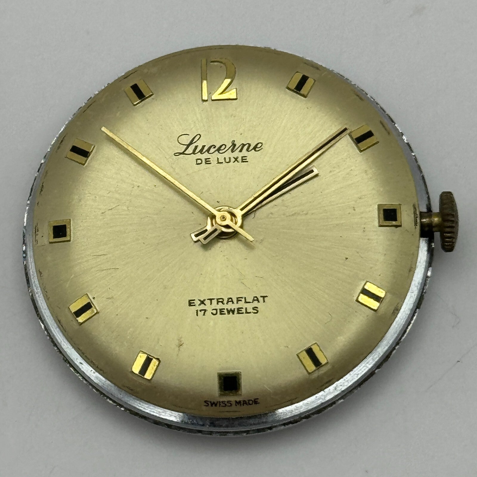 26.5mm Lucerne De Luxe Ronda RL Cal 1213 Manual Wind Swiss Watch Movement PARTS