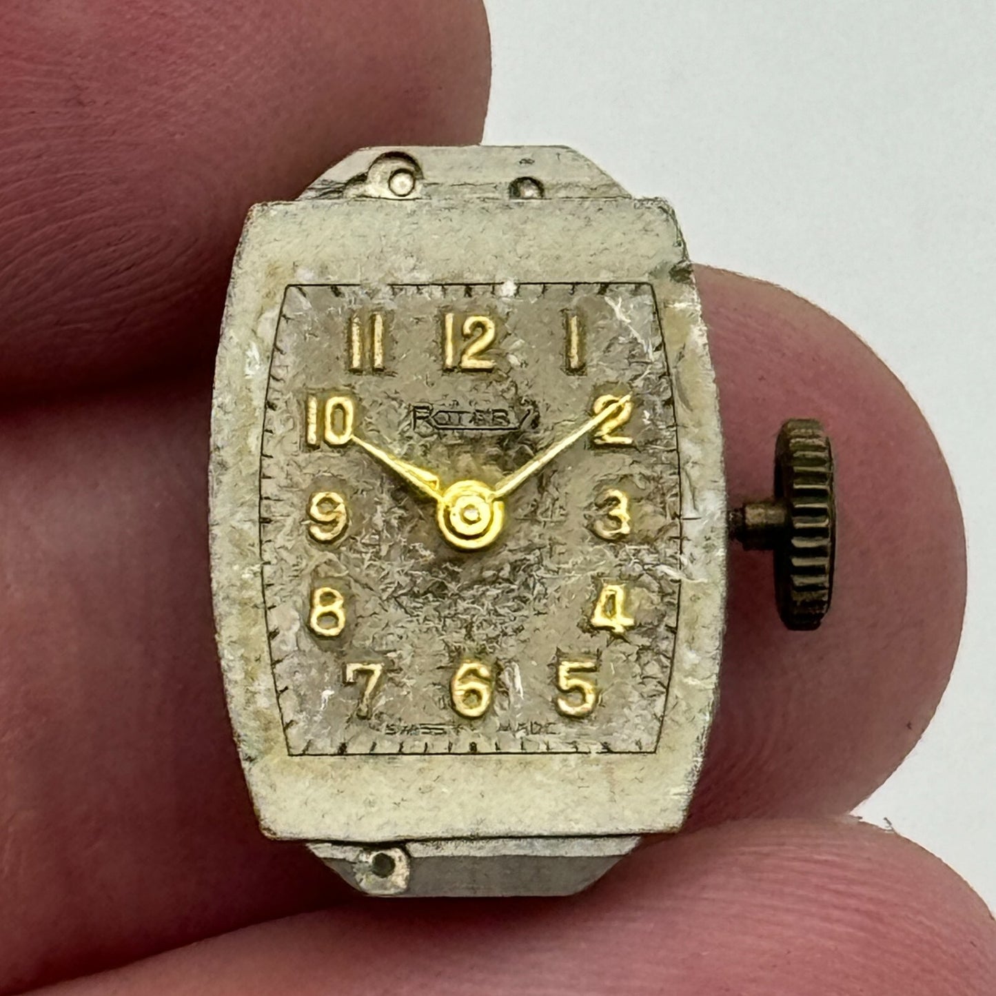 12.9mm Ladies Rotary AS 1051 A Schild Manual Wind Swiss Watch Movement PARTS