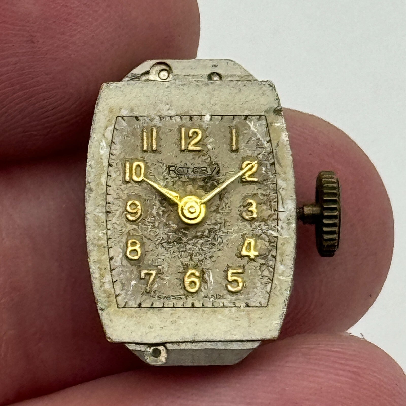 12.9mm Ladies Rotary AS 1051 A Schild Manual Wind Swiss Watch Movement PARTS