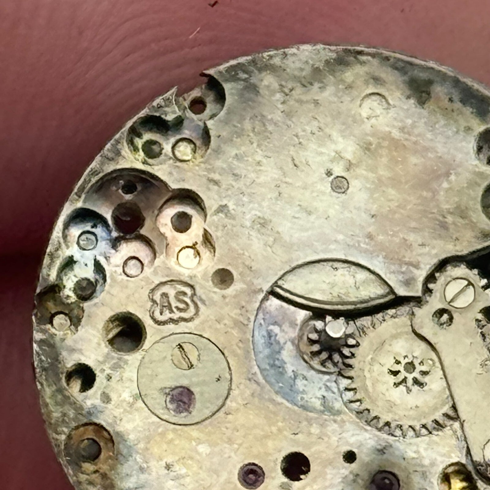 19.7mm Delbana AS A Schild Manual Wind 17 Jewels Swiss Watch Movement PARTS
