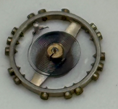 AS 976 1012 Balance Wheel Complete And Spring  29 M Watch Movement Parts NOS