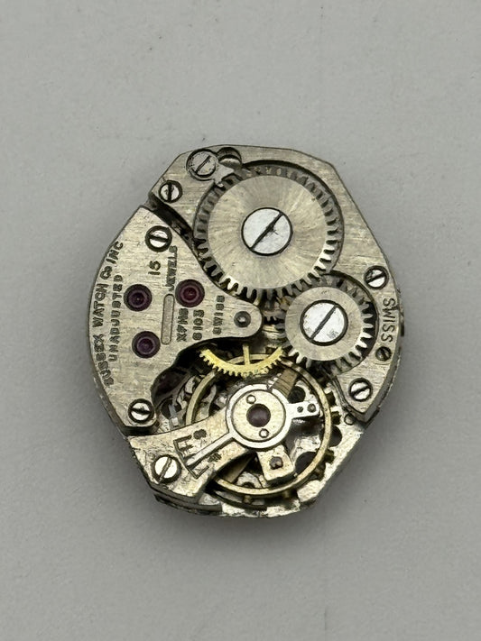 15.3mm Vintage Sussex Watch Co Cal 600 Manual Wind Swiss Watch Movement REPAIR