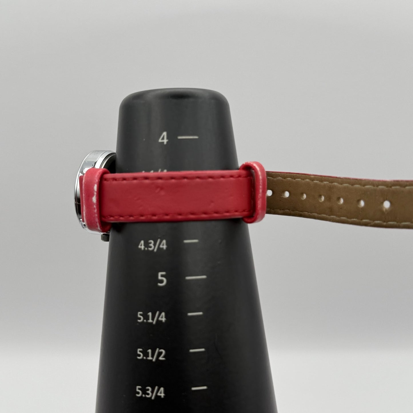 D for Diamond Unisex Kids Time Teacher Quartz Watch Red Strap Japan Working 23mm