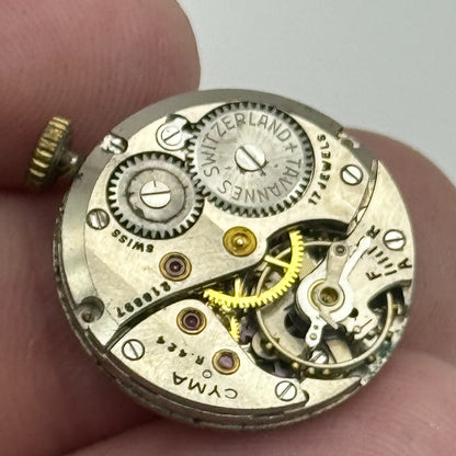 19.7mm Cyma R.424 Sub Seconds Manual Wind Watch Movement Swiss Vintage PARTS