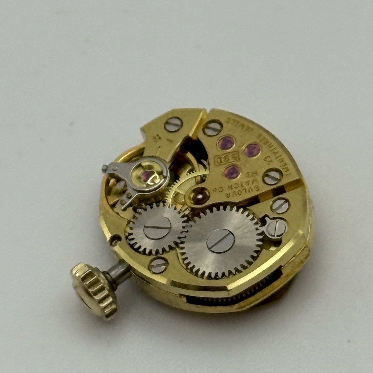 13.1mm Vintage Ladies Bulova 5BD Manual Wind Swiss Watch Movement PARTS REPAIR