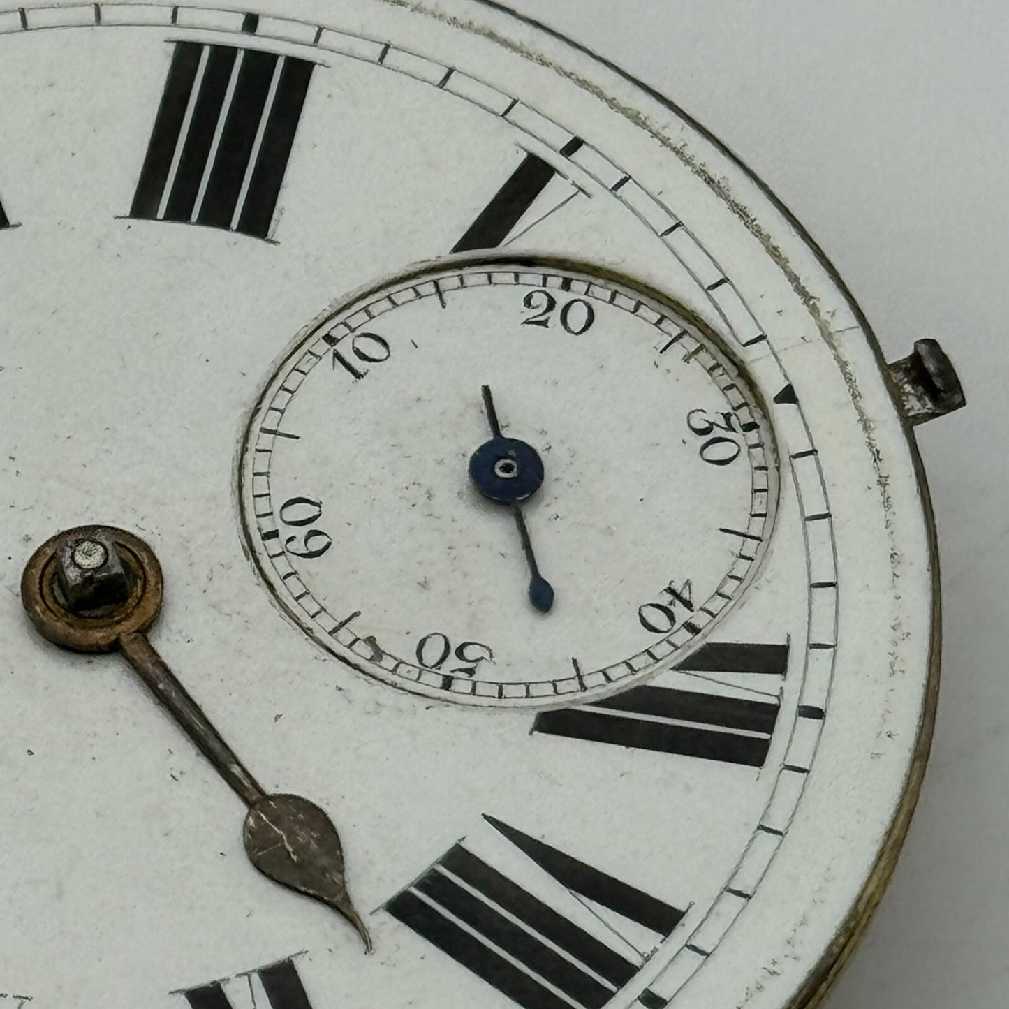 42.9mm Antique CWMC/S Wigston Coventry Cooperative Pocket Watch Movement PARTS