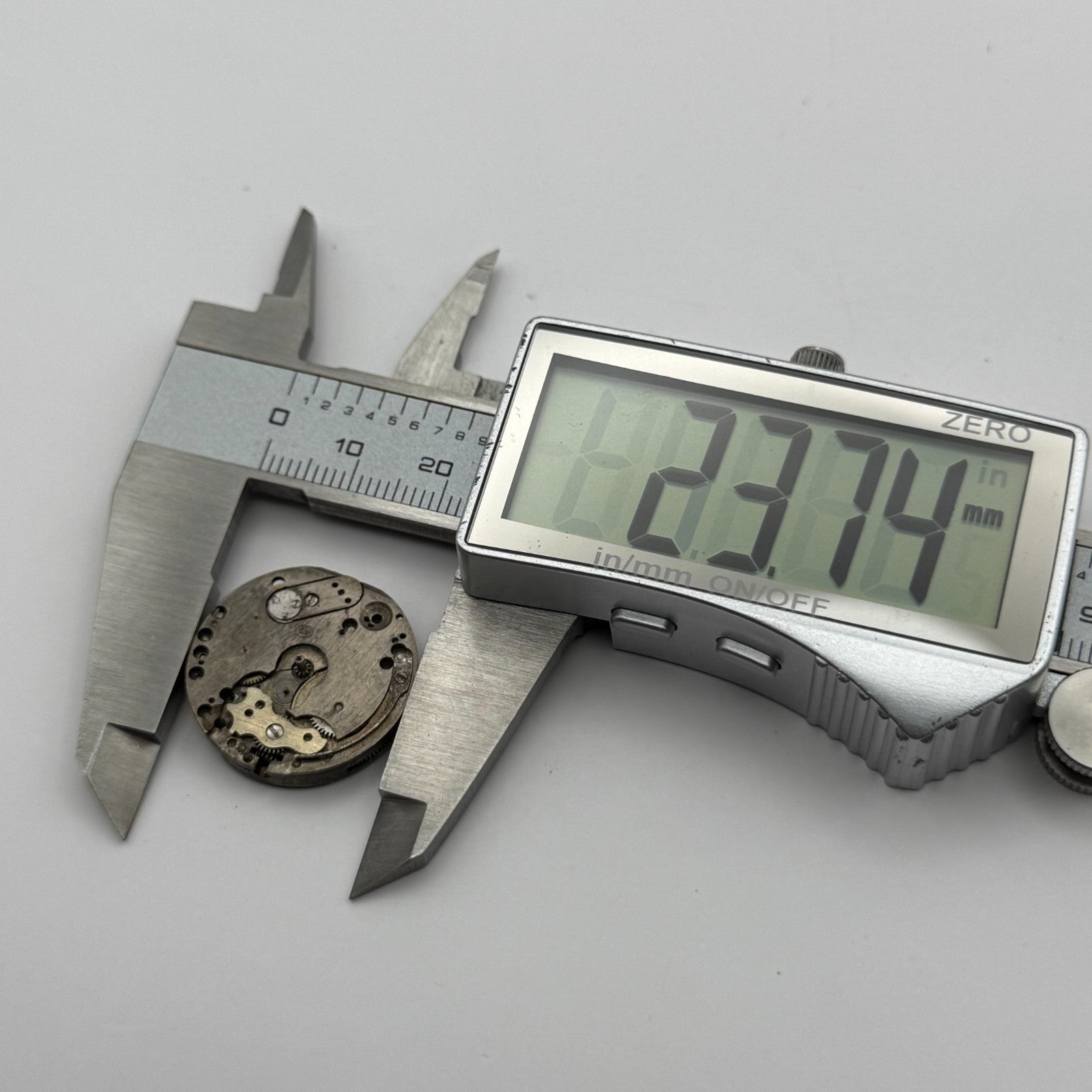 AS A Schild Watch Movement Manual Wind Vintage Swiss Parts Repair Spares 23.7mm