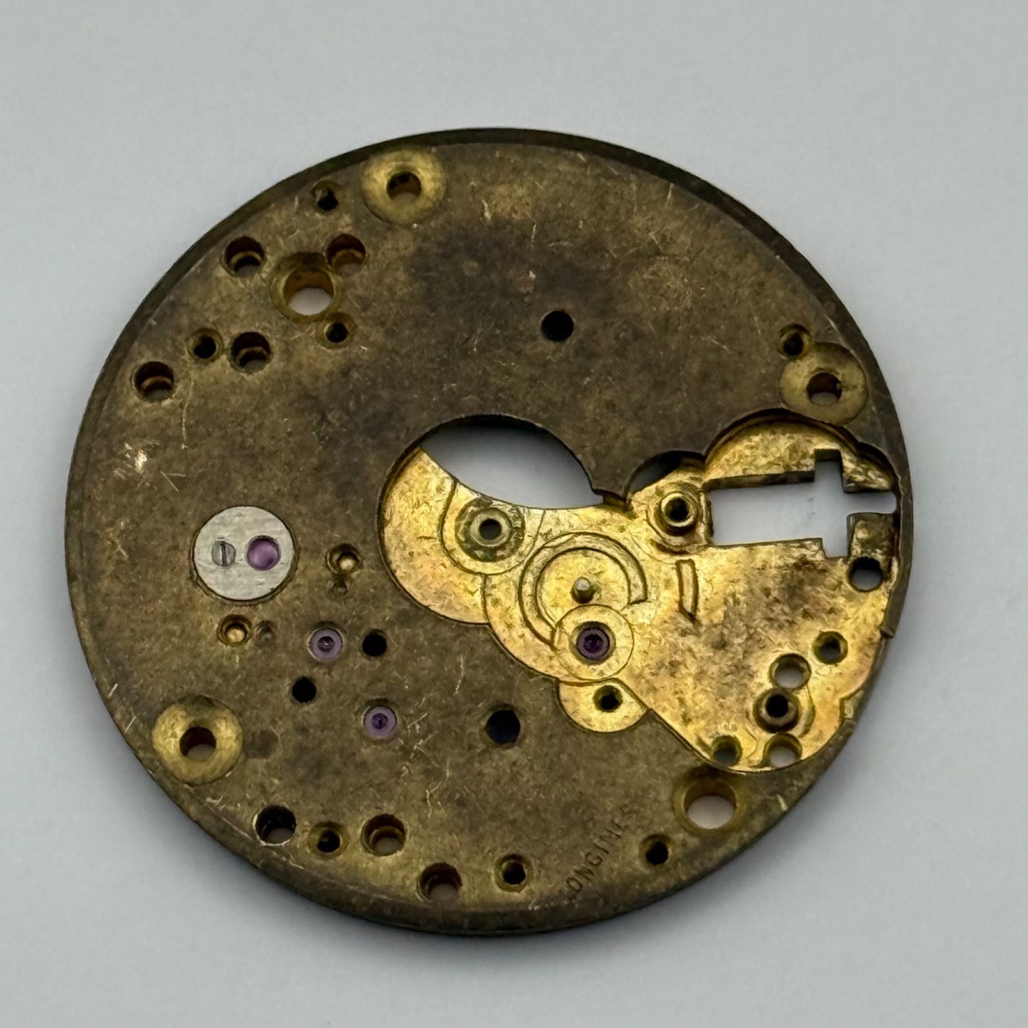 Longines 12.68Z Watch Movement Vintage Incomplete Parts Repair Swiss 27.4mm