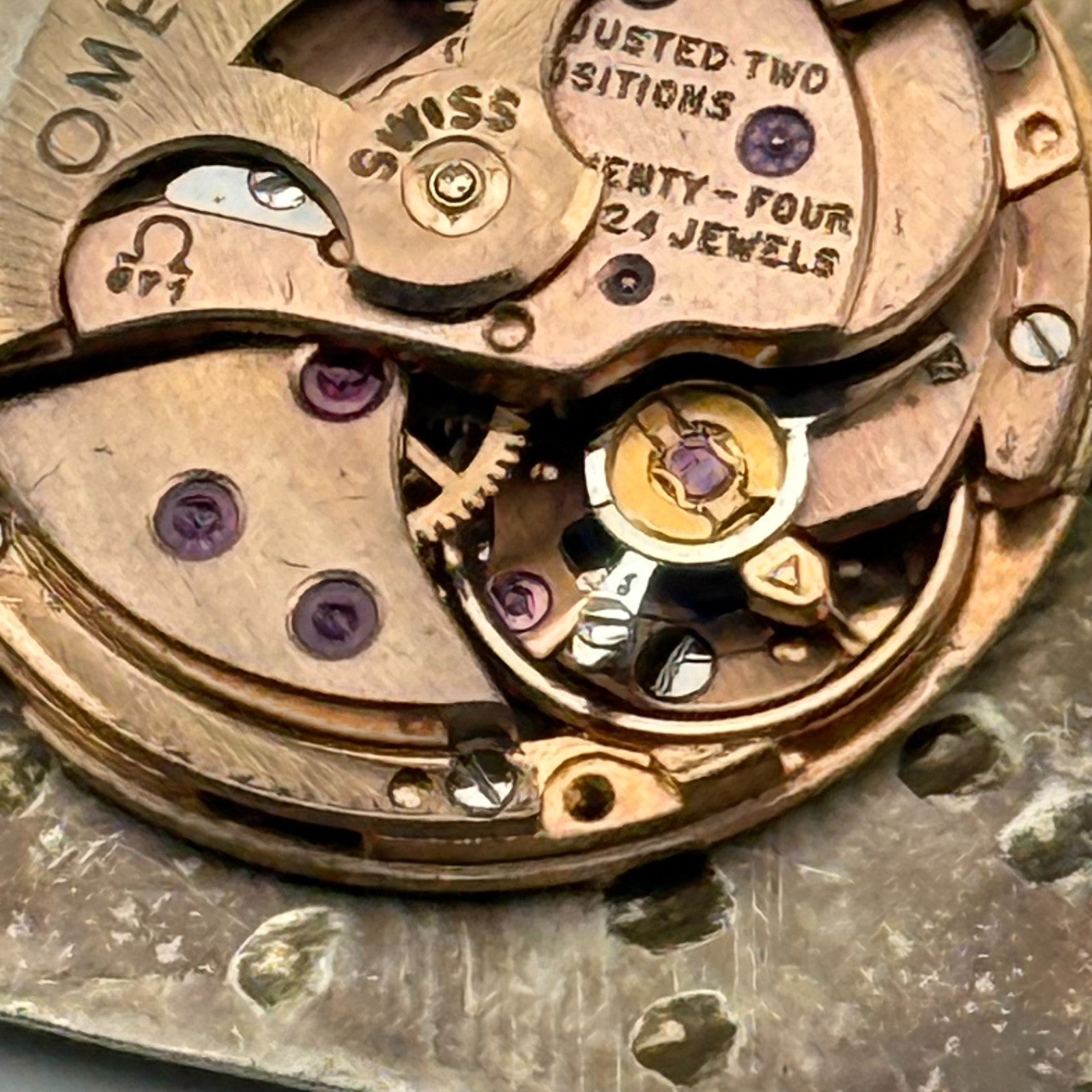 Omega 671 Automatic Watch Running Square 161.014 Vintage Swiss Parts Repair 26mm