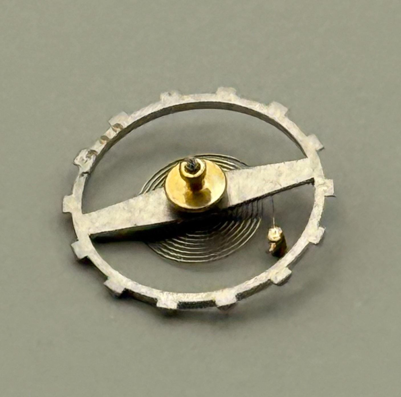 Ebosa Balance Wheel Complete And Spring 10½’’’ Watch Movement Parts  NOS