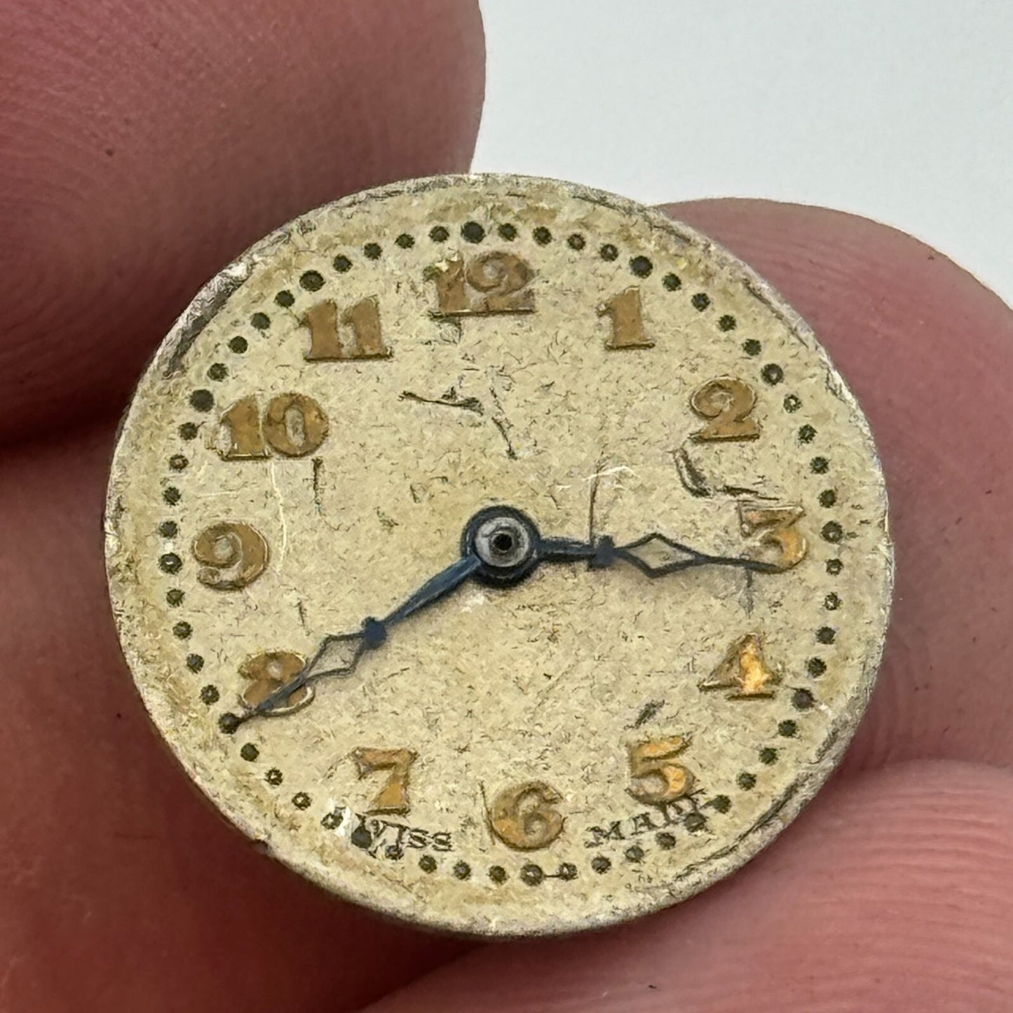 19.7mm Visible Patent 51489 FHF 8 Manual Wind Swiss Watch Movement PARTS SPARES